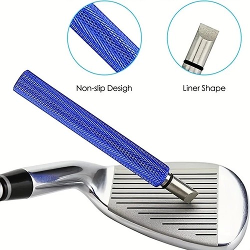 Golf club groove sharpener v - sharpener, u