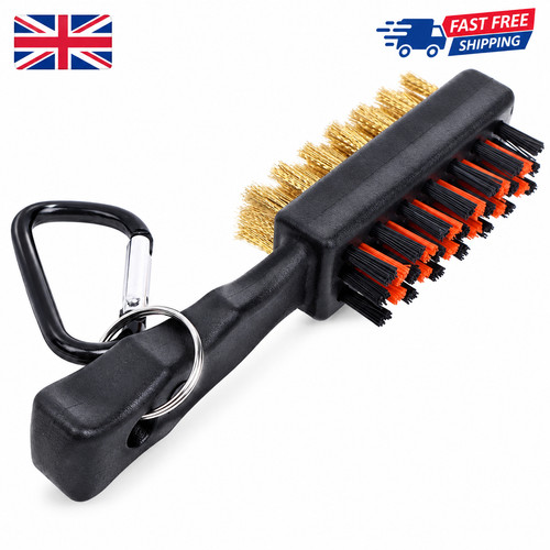 Golf club brush - brush, groove