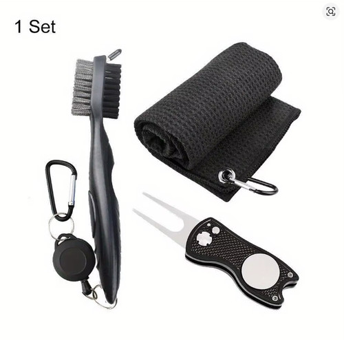 Black golf towel microfiber - towel, |