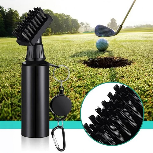 Golf club groove - groove, brush