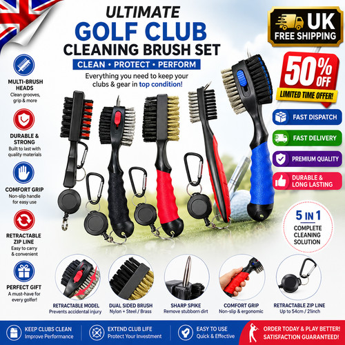 Golf club brush cleaner - brush,
